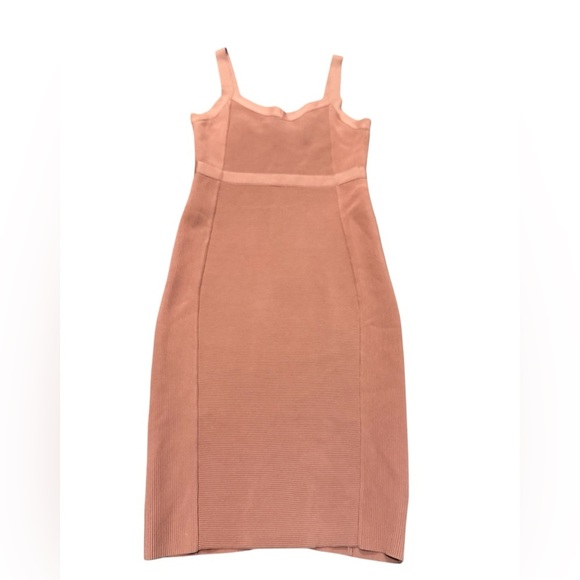 BARDOT Katy Bodycon Chestnut Brown Knit Dress Size 8 Medium - Picture 6 of 11